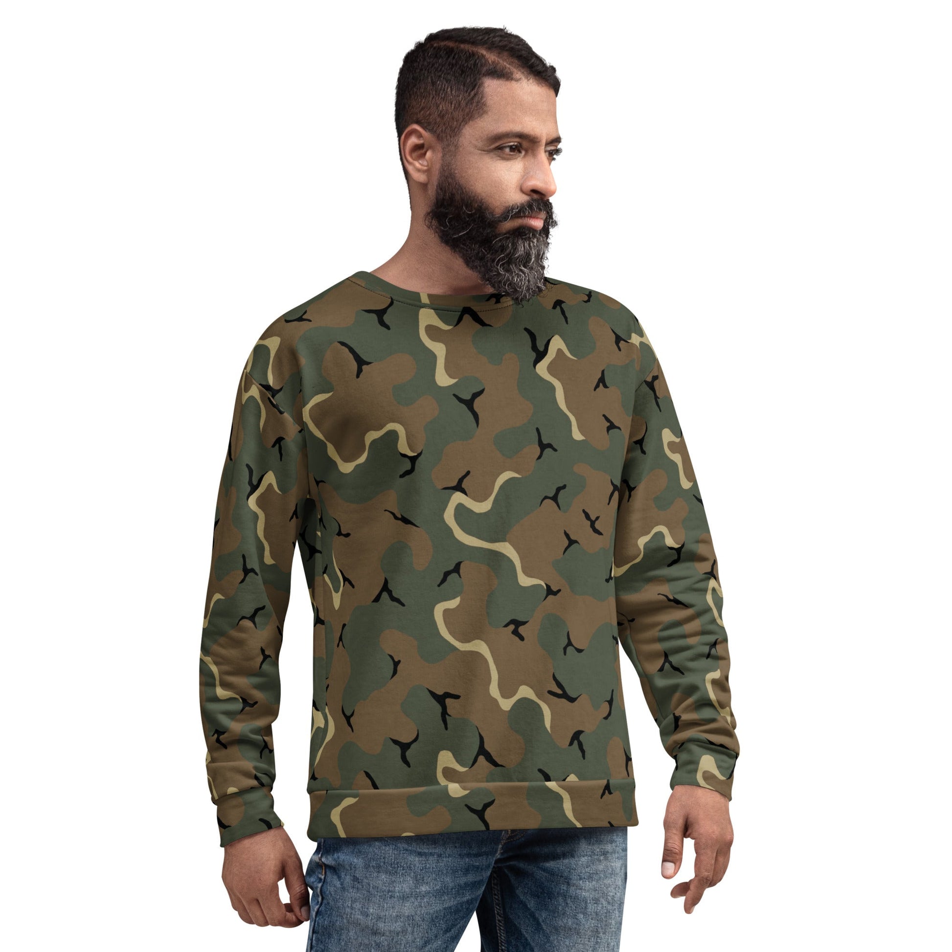 American MERDC Vehicle Woodland CAMO Unisex Sweatshirt - Sweatshirts