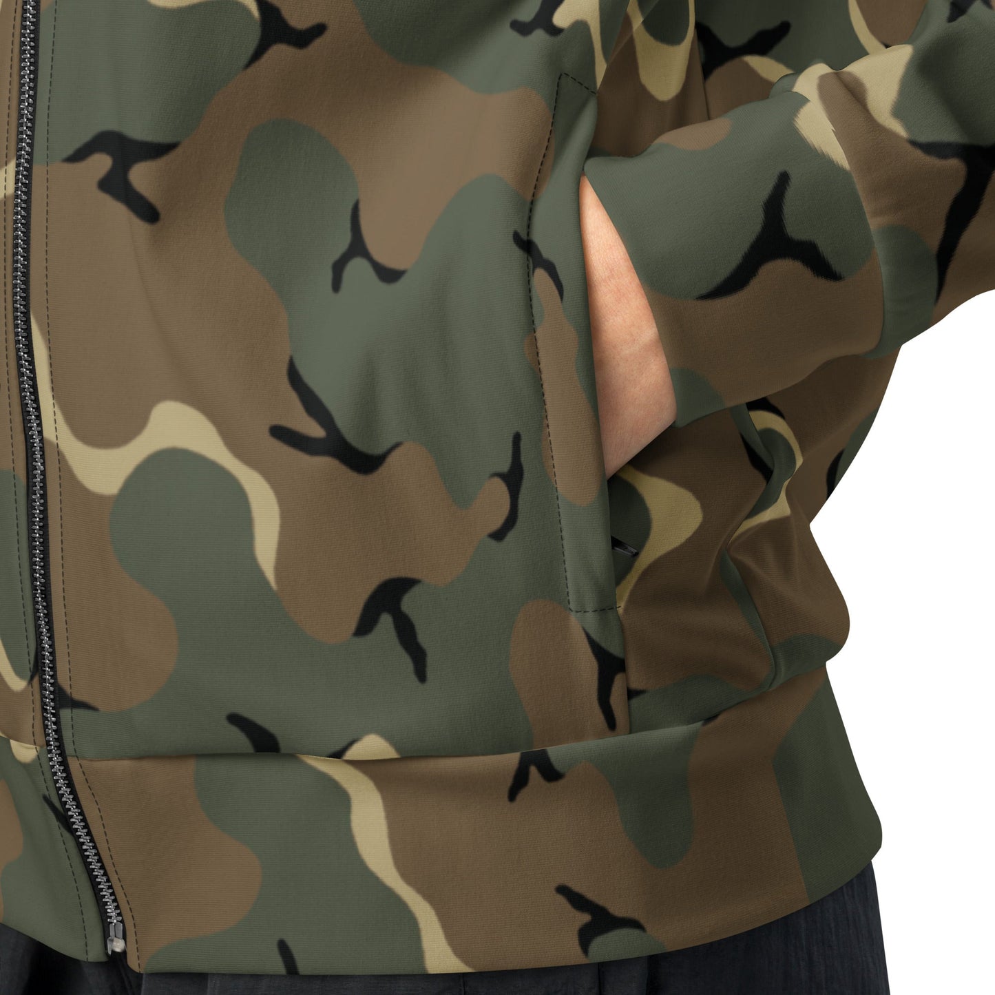 American MERDC Vehicle Woodland CAMO Unisex track jacket - Track Jackets