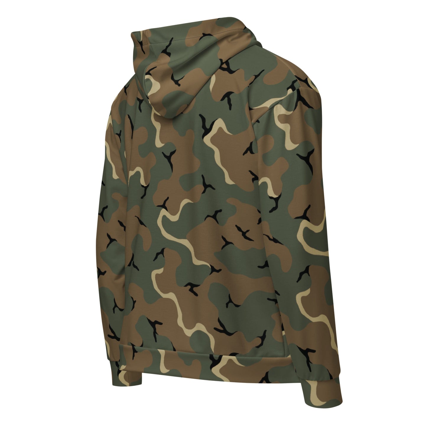 American MERDC Vehicle Woodland CAMO Unisex Zip Hoodie