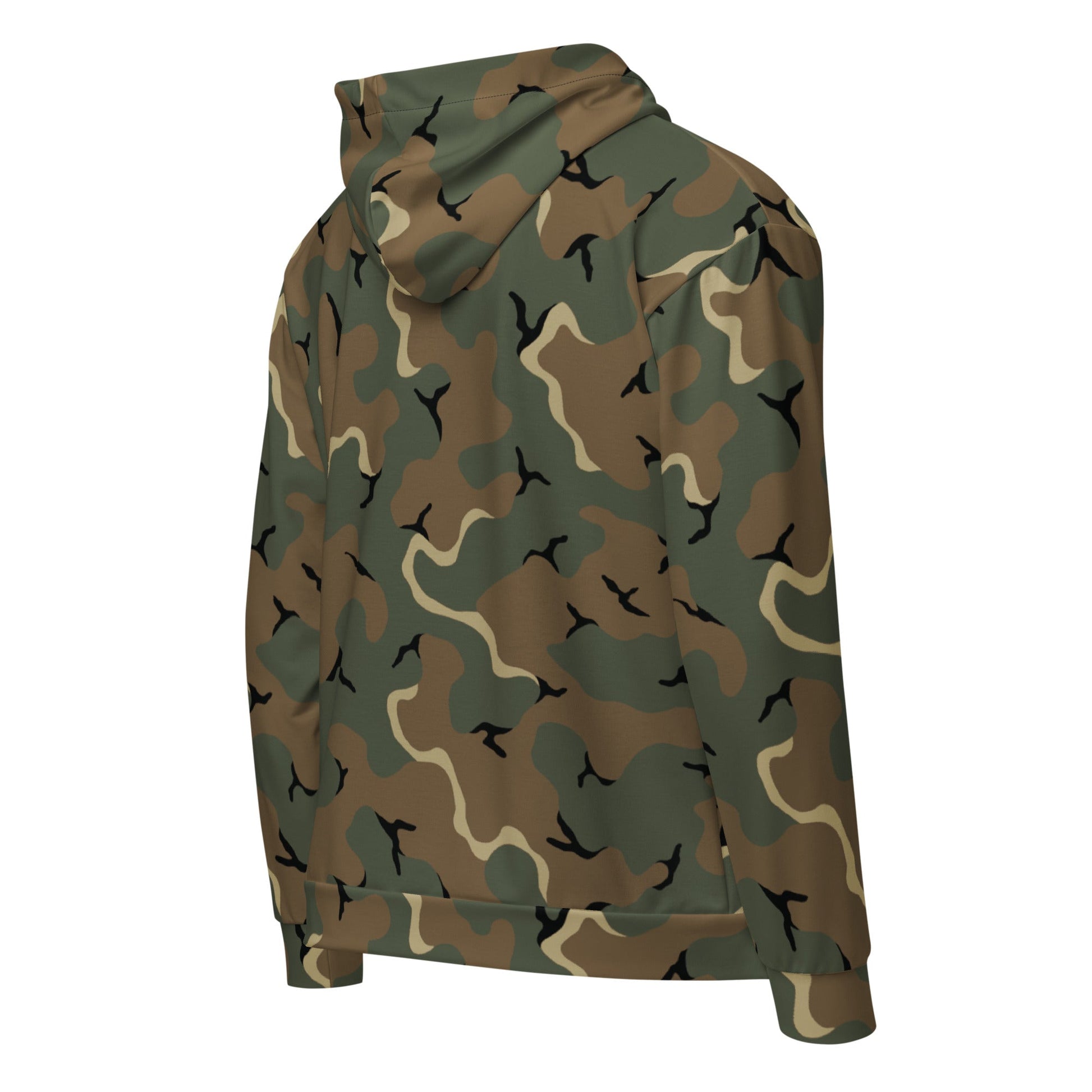 American MERDC Vehicle Woodland CAMO Unisex Zip Hoodie