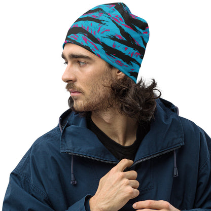 American Miami Vice Tiger Stripe CAMO Beanie - S