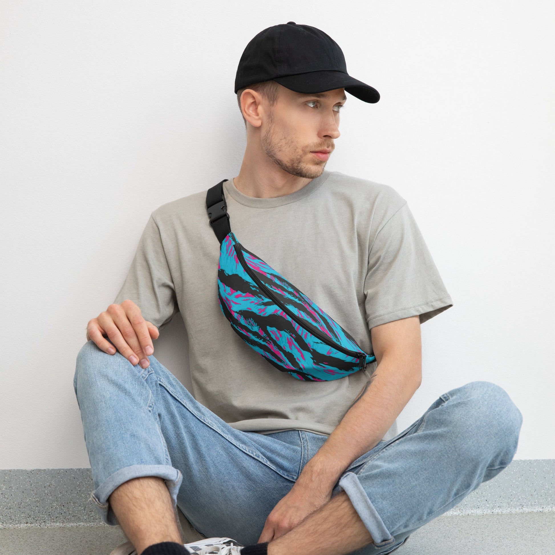 American Miami Vice Tiger Stripe CAMO Fanny Pack - S/M