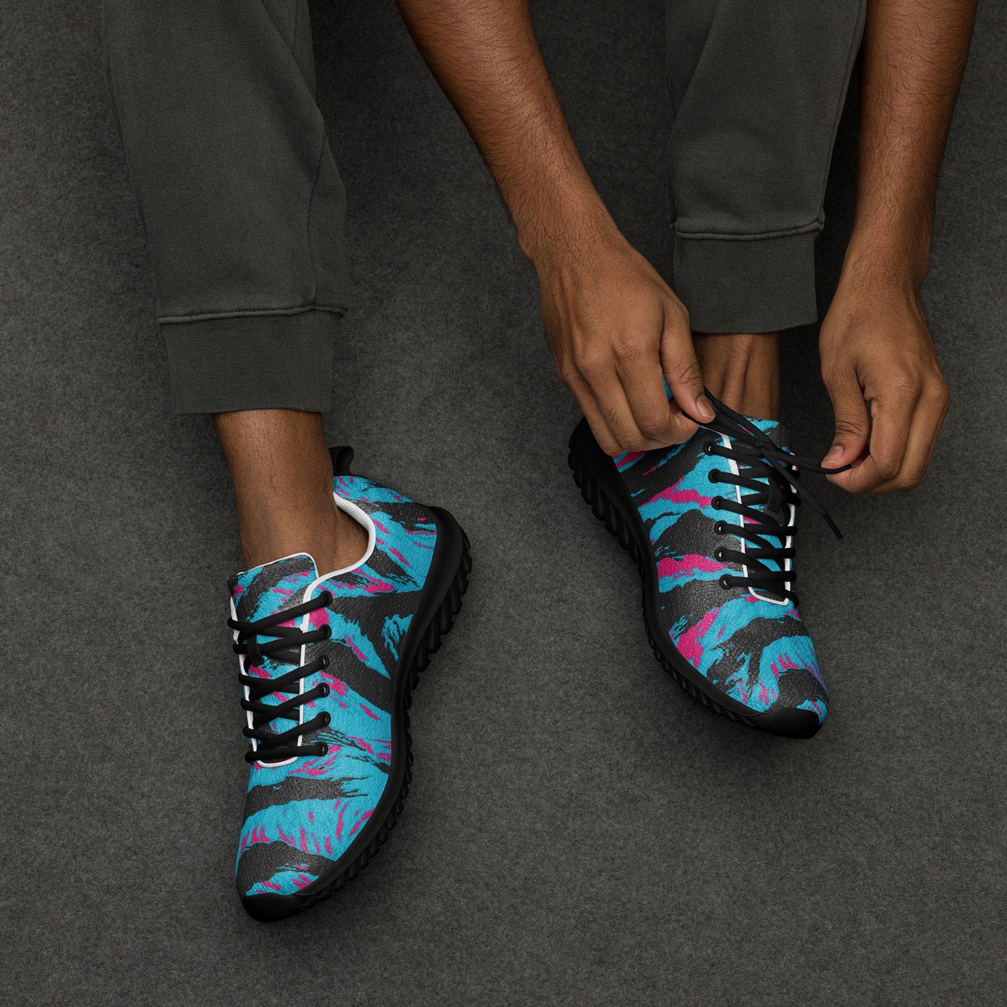 American Miami Vice Tiger Stripe CAMO Mens Athletic Shoes