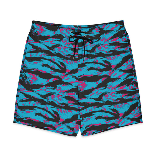 American Miami Vice Tiger Stripe CAMO Men’s Board Shorts - 2XS