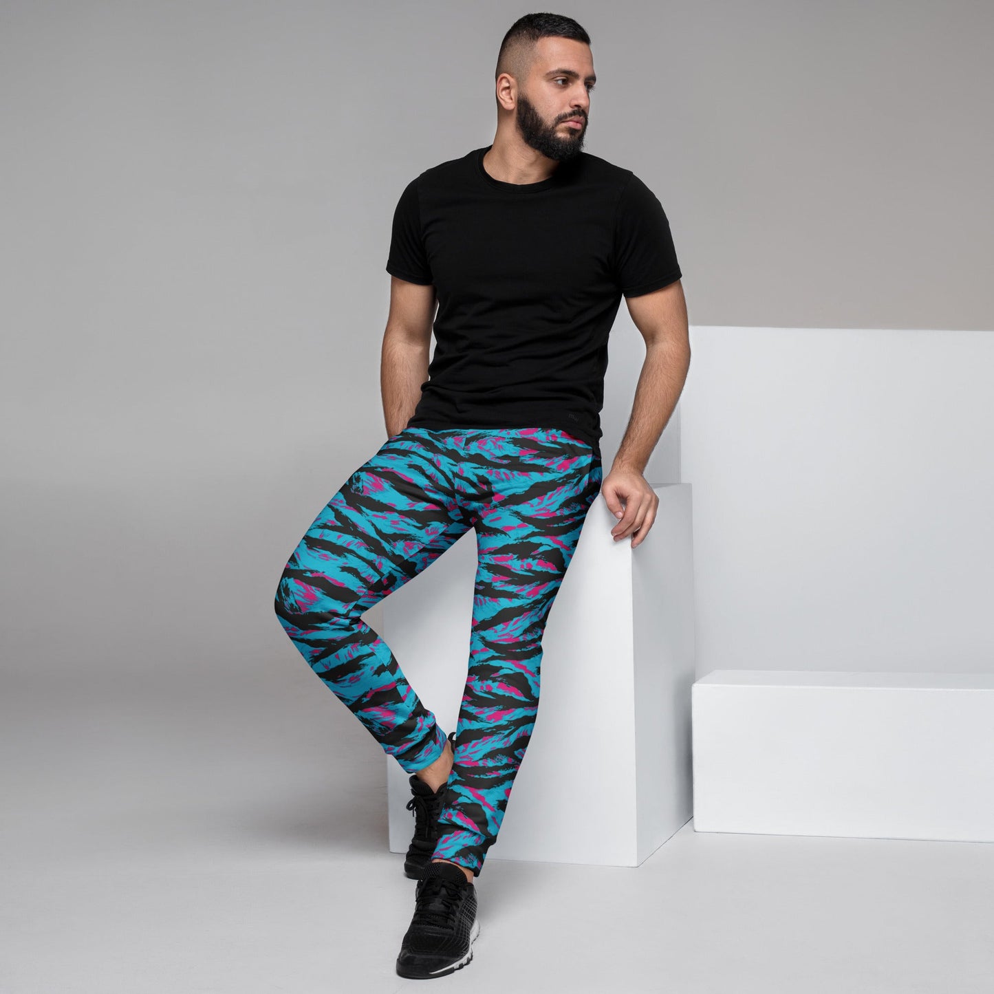 American Miami Vice Tiger Stripe CAMO Mens Joggers