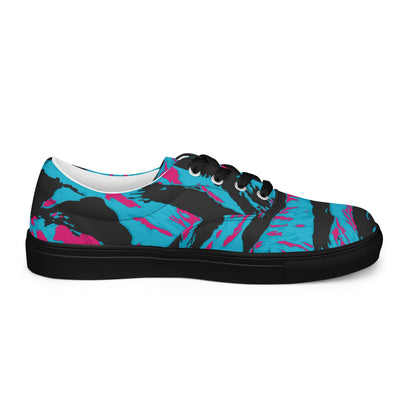 American Miami Vice Tiger Stripe CAMO Mens Lace-Up Canvas Shoes - Lace-up