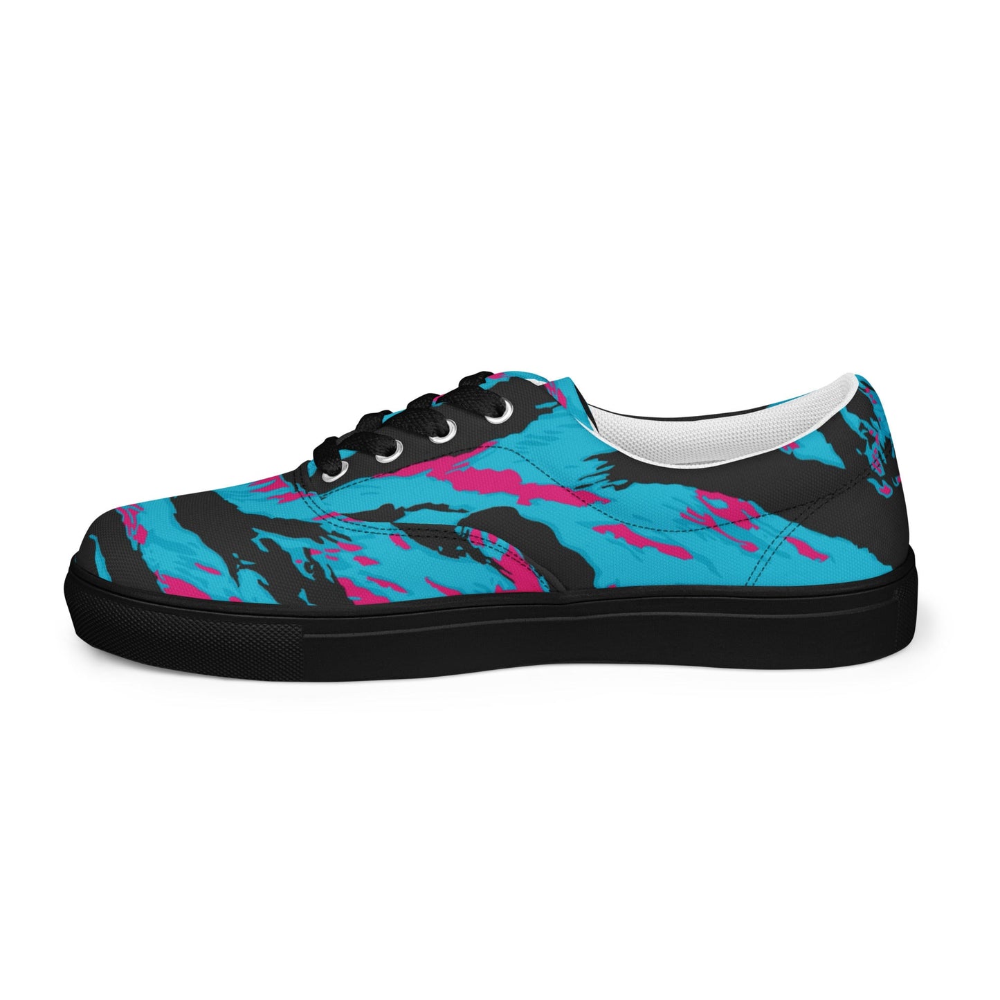 American Miami Vice Tiger Stripe CAMO Mens Lace-Up Canvas Shoes - Lace-up