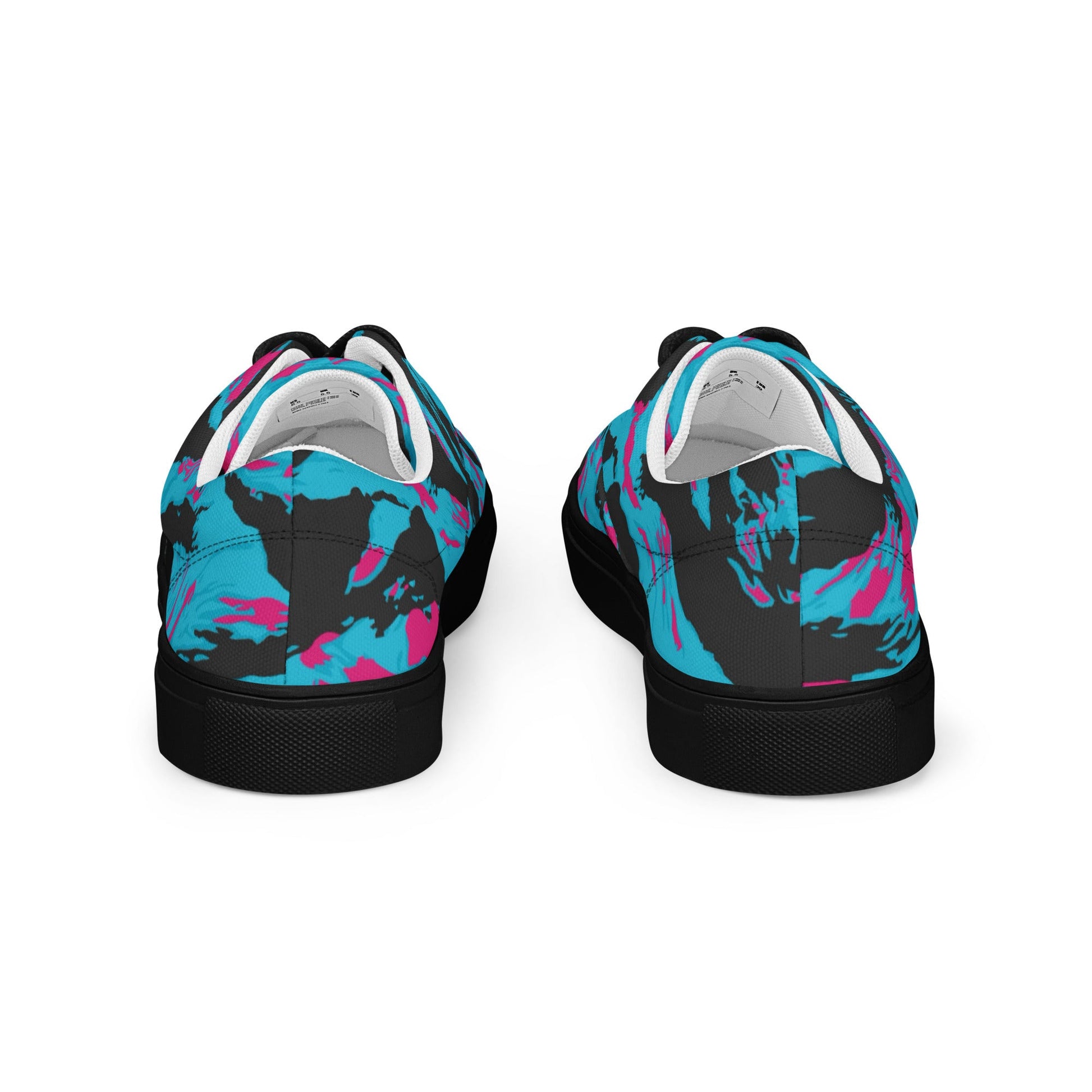 American Miami Vice Tiger Stripe CAMO Mens Lace-Up Canvas Shoes - Lace-up