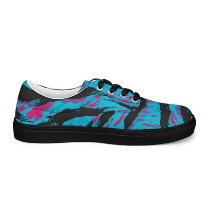 American Miami Vice Tiger Stripe CAMO Mens Lace-Up Canvas Shoes - Lace-up