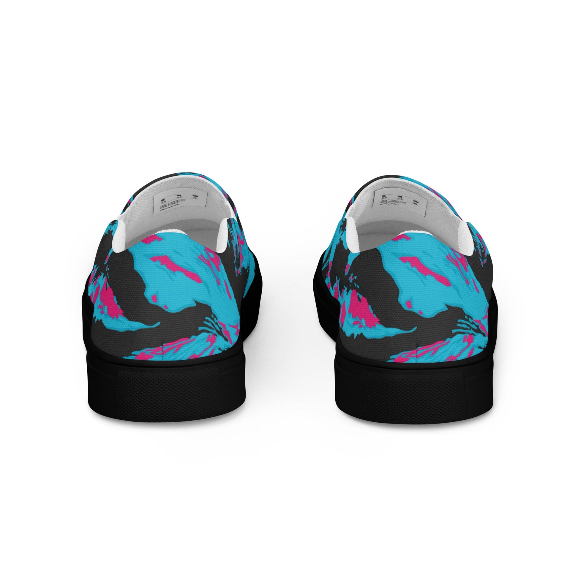 American Miami Vice Tiger Stripe CAMO Mens Slip-On Canvas Shoes