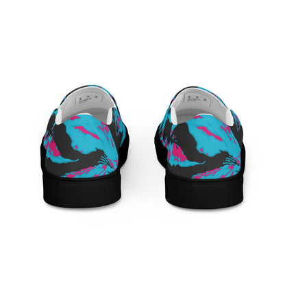 American Miami Vice Tiger Stripe CAMO Mens Slip-On Canvas Shoes