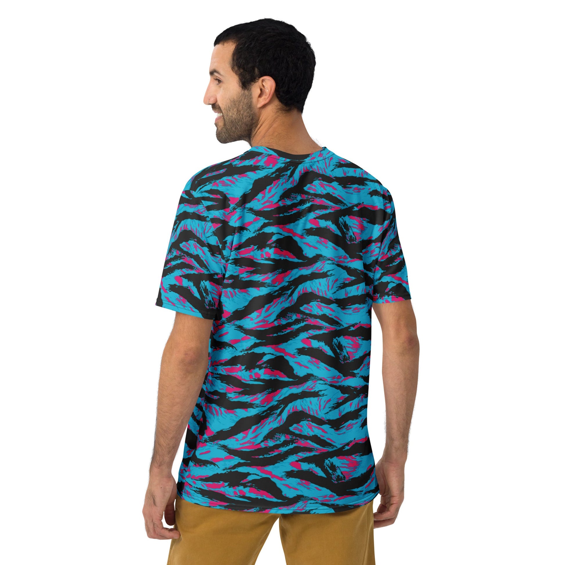 American Miami Vice Tiger Stripe CAMO Mens T-Shirt