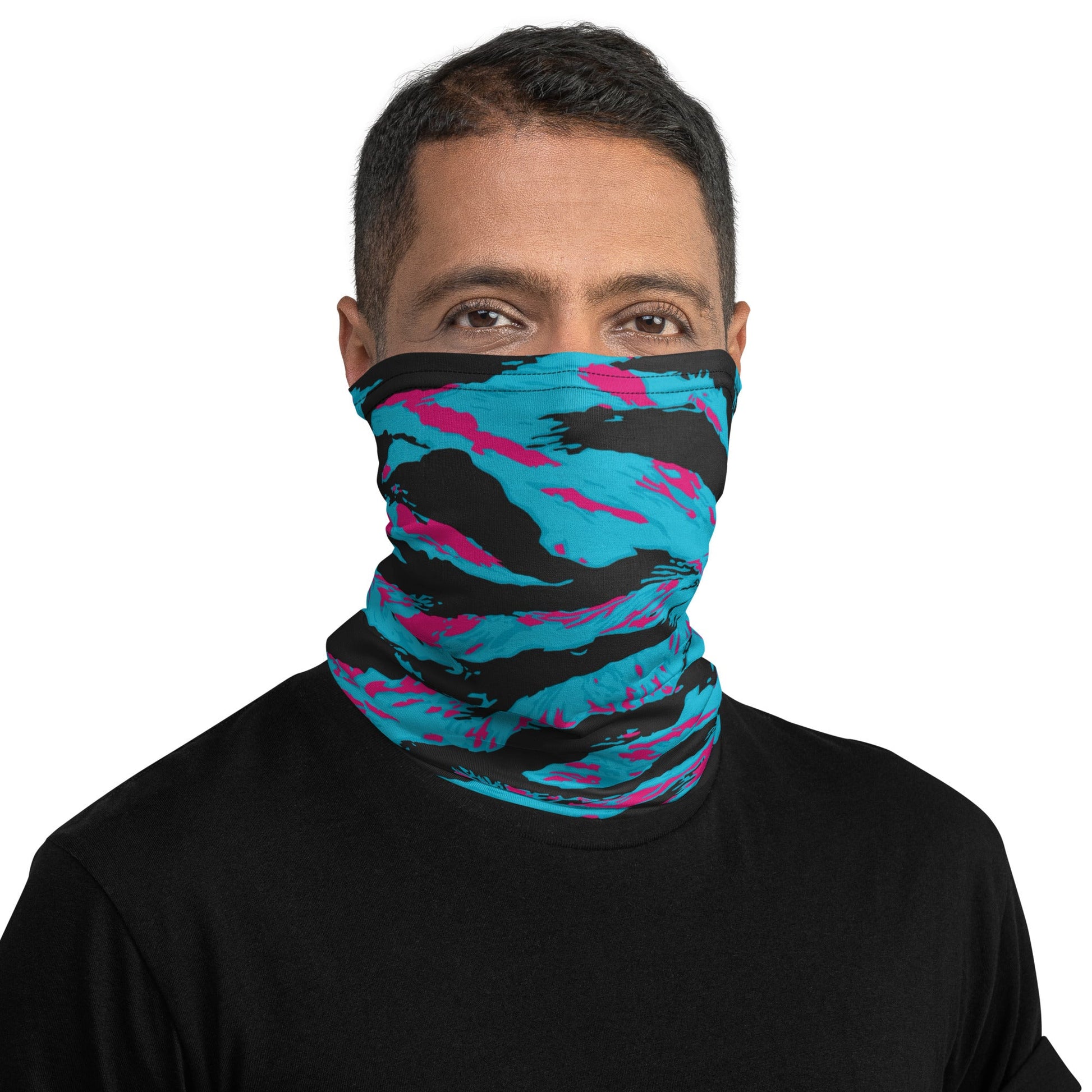 American Miami Vice Tiger Stripe CAMO Neck Gaiter - Gaiters