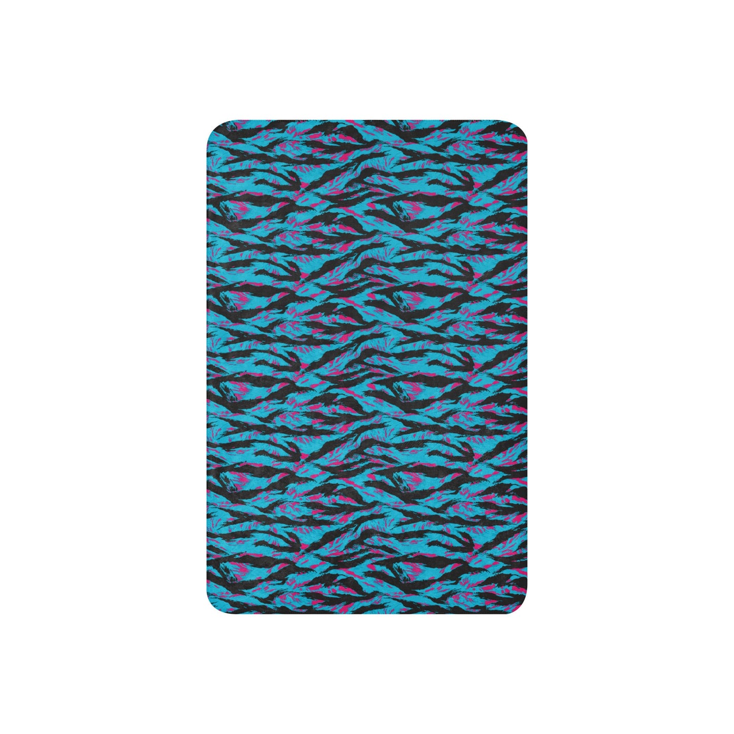 American Miami Vice Tiger Stripe CAMO Sherpa Blanket
