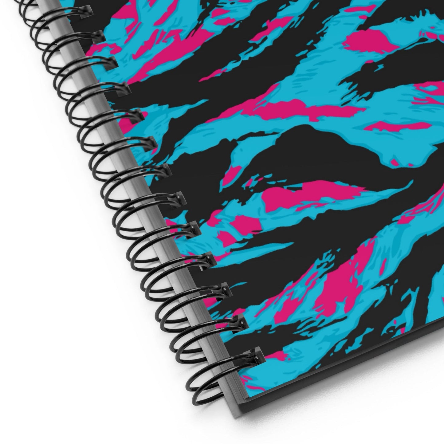 American Miami Vice Tiger Stripe CAMO Spiral Notebook