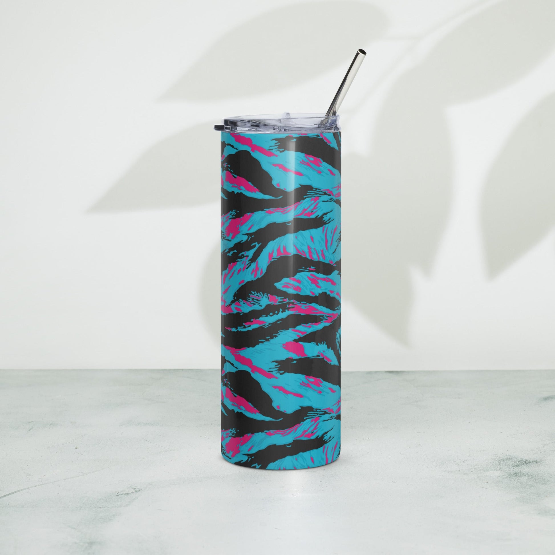 American Miami Vice Tiger Stripe CAMO Stainless Steel Tumbler
