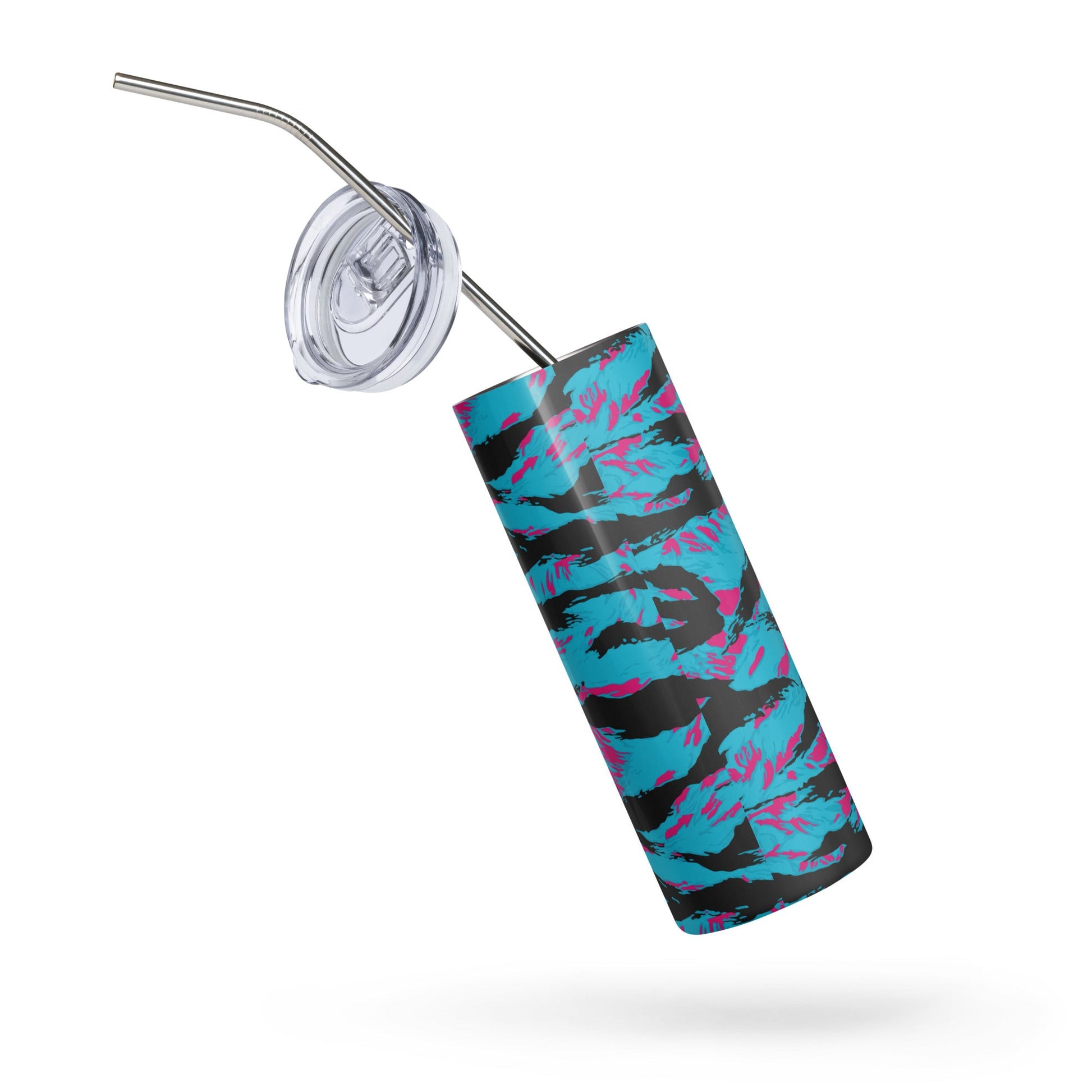 American Miami Vice Tiger Stripe CAMO Stainless Steel Tumbler