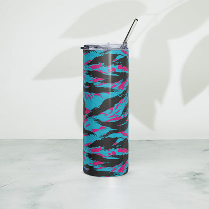 American Miami Vice Tiger Stripe CAMO Stainless Steel Tumbler