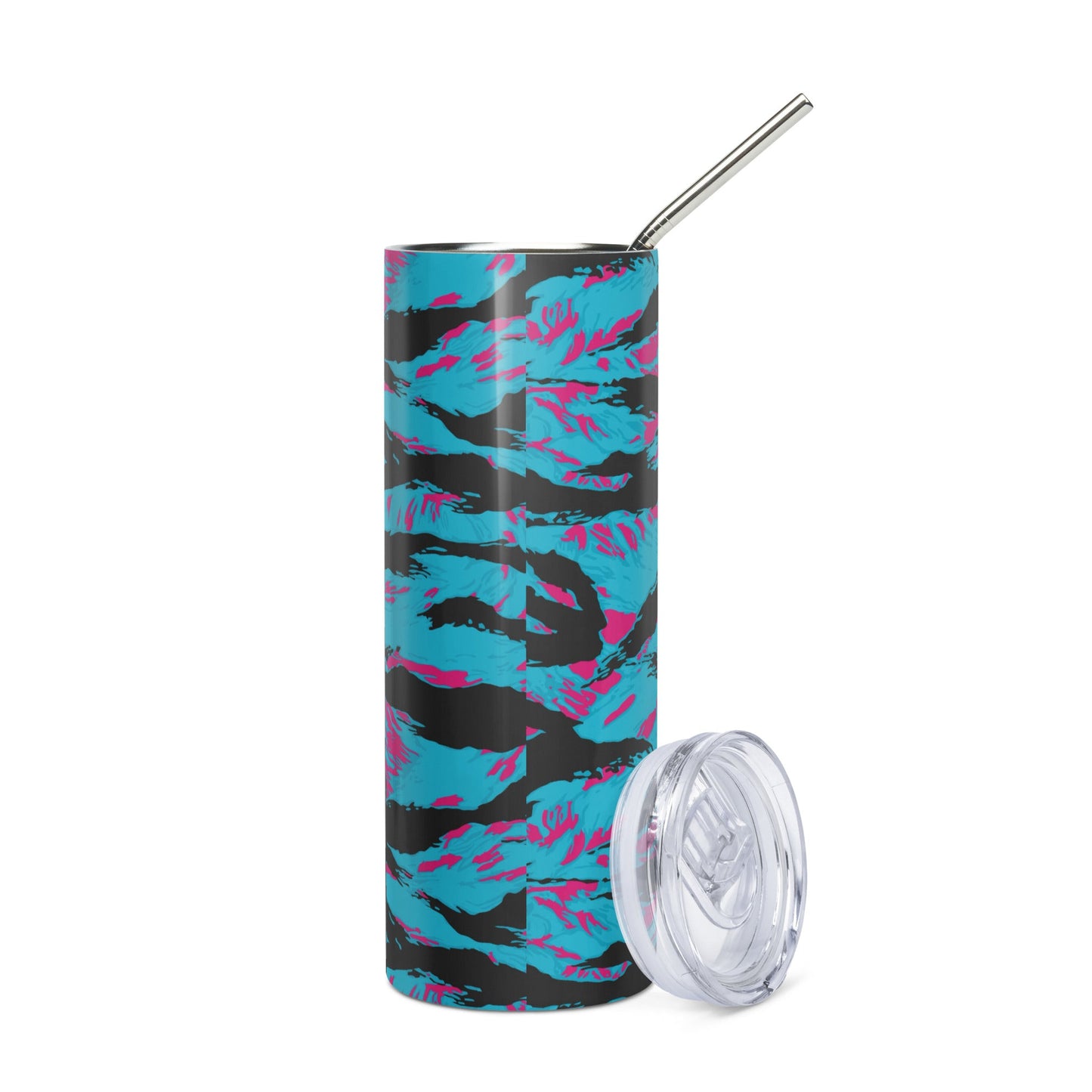 American Miami Vice Tiger Stripe CAMO Stainless Steel Tumbler