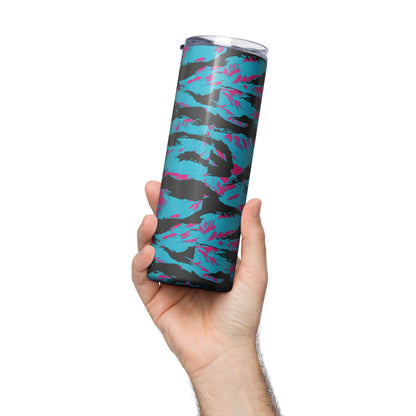 American Miami Vice Tiger Stripe CAMO Stainless Steel Tumbler
