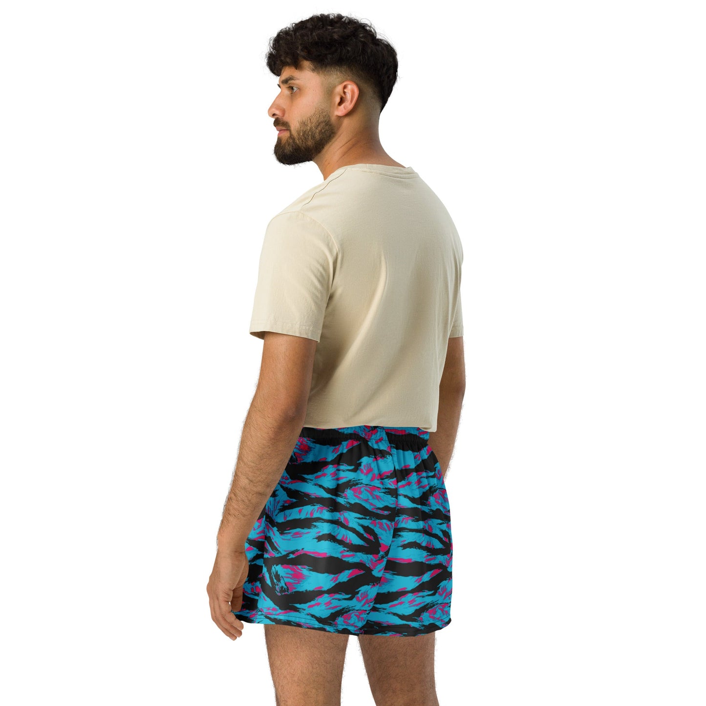 American Miami Vice Tiger Stripe CAMO Unisex Athletic Shorts