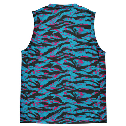 American Miami Vice Tiger Stripe CAMO Unisex Basketball Jersey