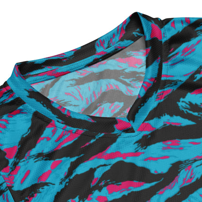 American Miami Vice Tiger Stripe CAMO Unisex Basketball Jersey
