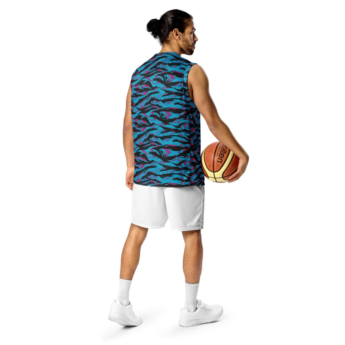American Miami Vice Tiger Stripe CAMO Unisex Basketball Jersey