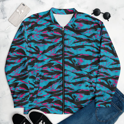 American Miami Vice Tiger Stripe CAMO Unisex Bomber Jacket