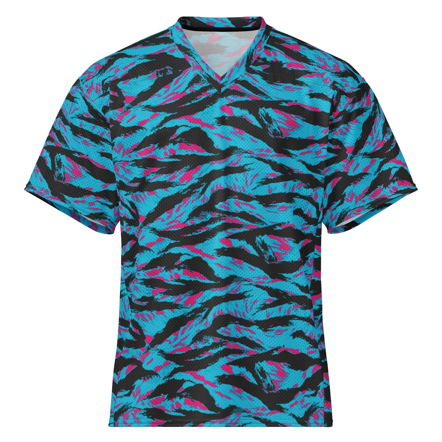 American Miami Vice Tiger Stripe CAMO Unisex Football Jersey - 2XS