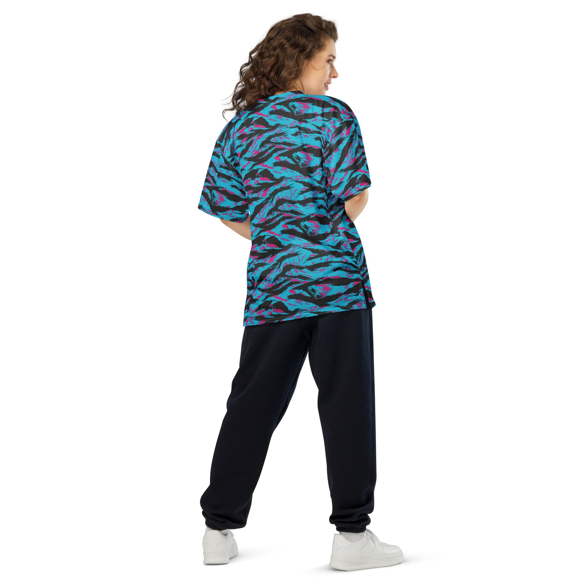 American Miami Vice Tiger Stripe CAMO Unisex Football Jersey