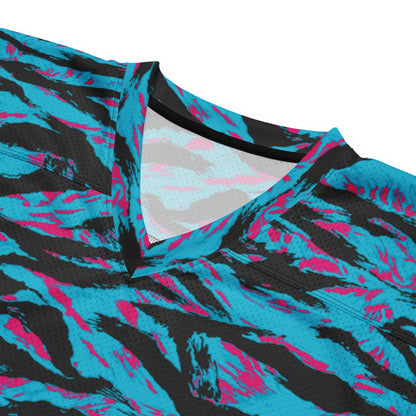 American Miami Vice Tiger Stripe CAMO Unisex Football Jersey