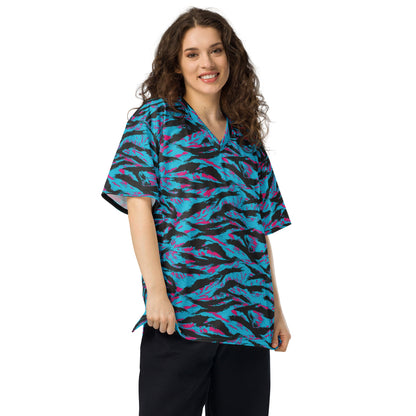 American Miami Vice Tiger Stripe CAMO Unisex Football Jersey