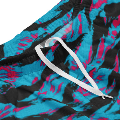 American Miami Vice Tiger Stripe CAMO Unisex Mesh Shorts