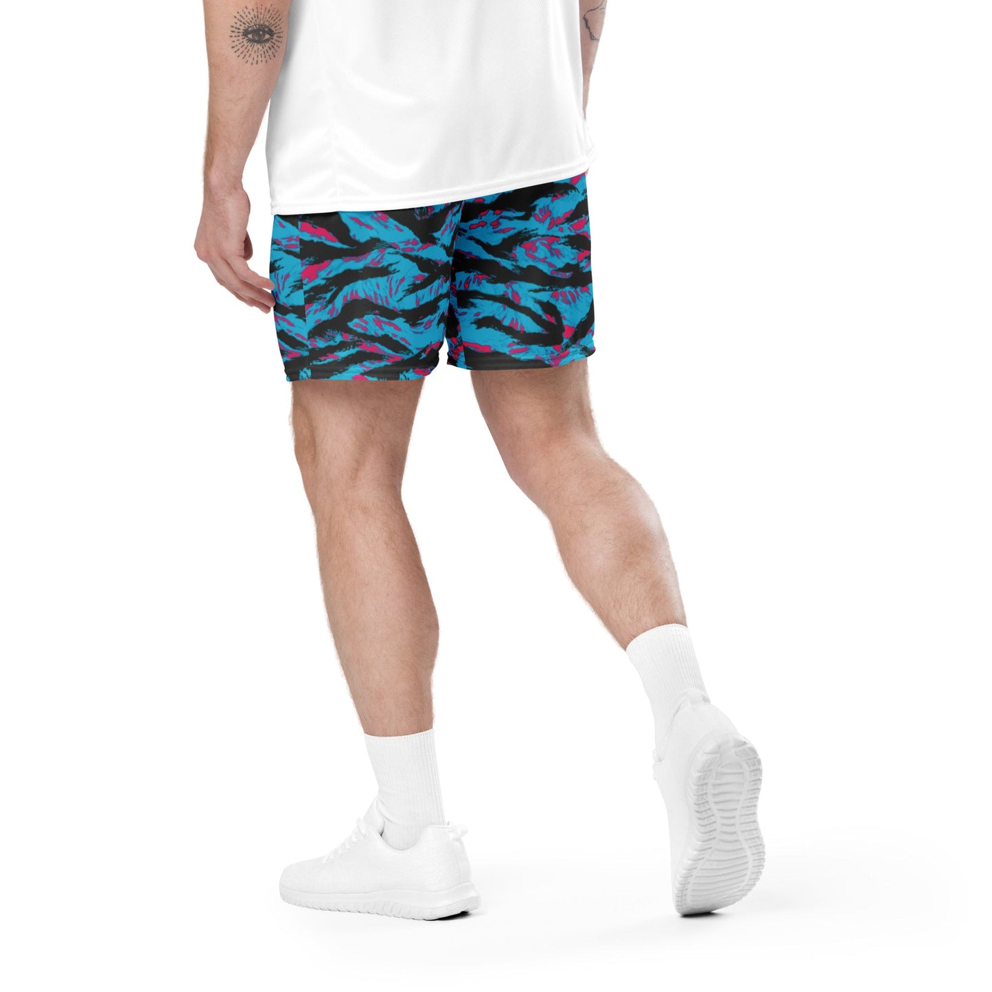 American Miami Vice Tiger Stripe CAMO Unisex Mesh Shorts