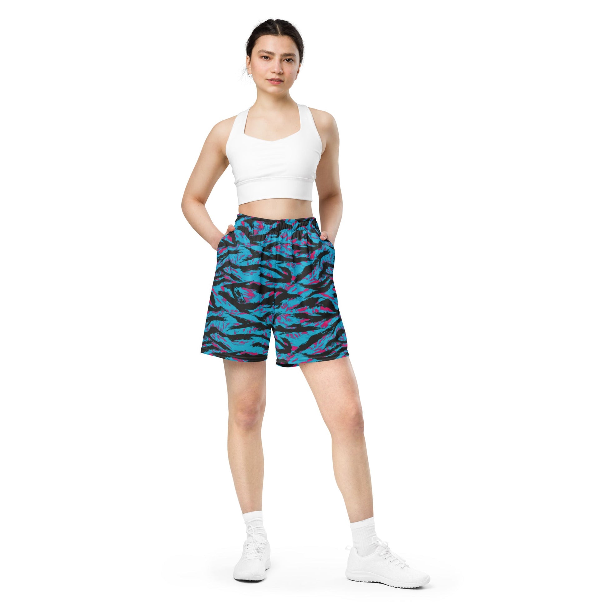 American Miami Vice Tiger Stripe CAMO Unisex Mesh Shorts