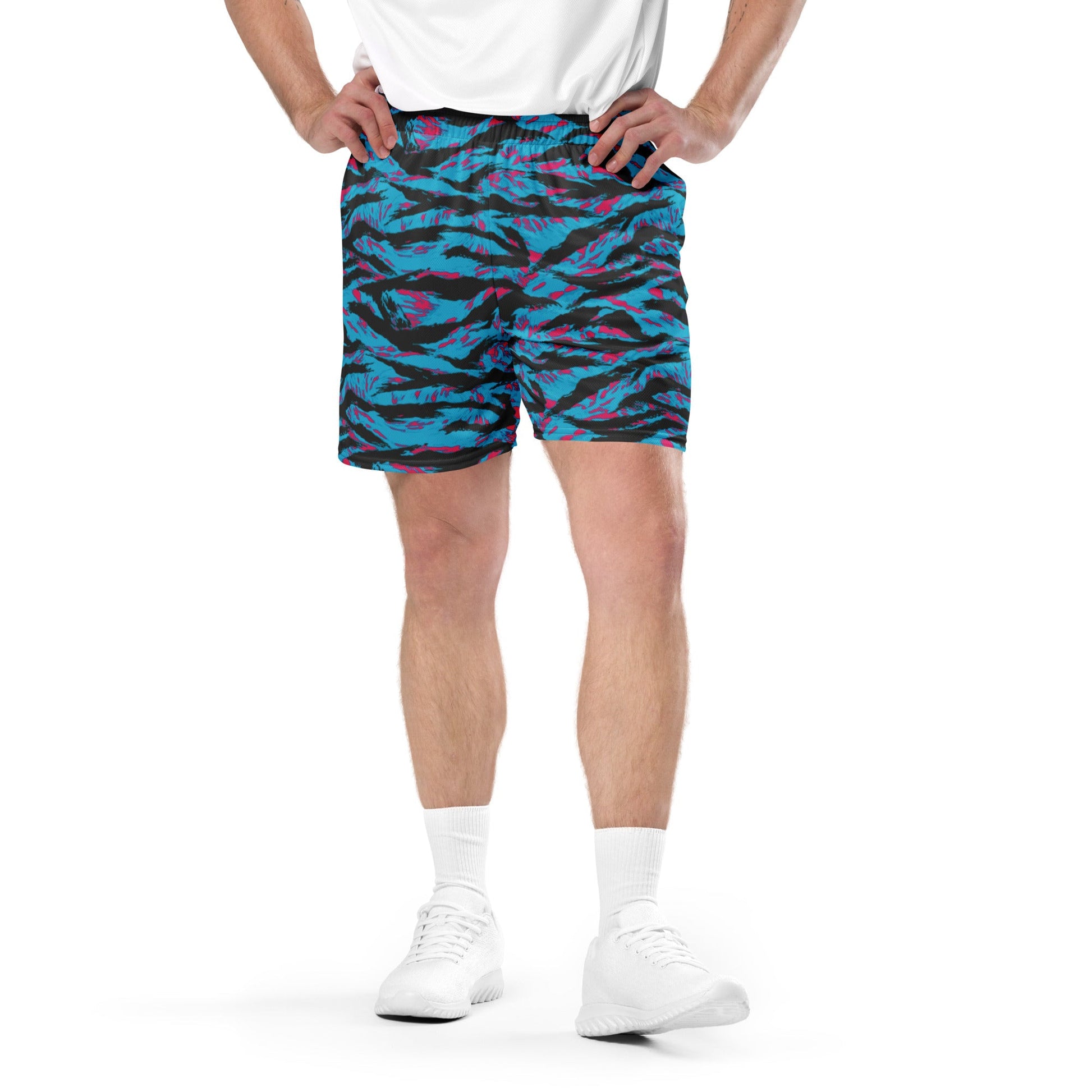 American Miami Vice Tiger Stripe CAMO Unisex Mesh Shorts