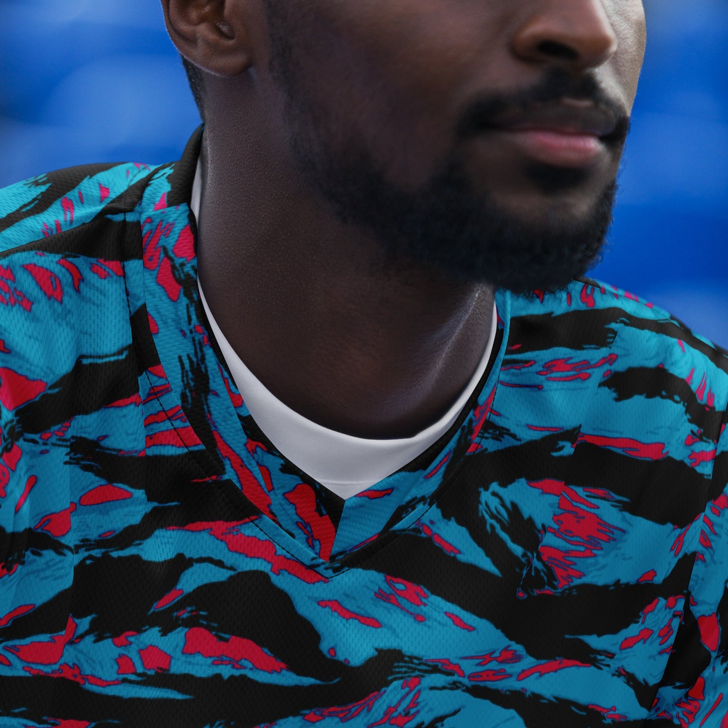 American Miami Vice Tiger Stripe CAMO Unisex Sports Jersey