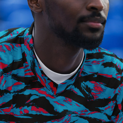 American Miami Vice Tiger Stripe CAMO Unisex Sports Jersey