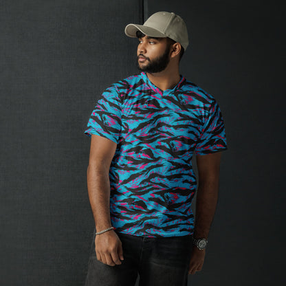 American Miami Vice Tiger Stripe CAMO Unisex Sports Jersey