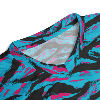 American Miami Vice Tiger Stripe CAMO Unisex Sports Jersey