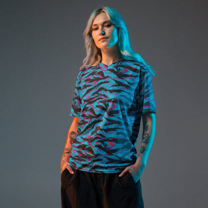 American Miami Vice Tiger Stripe CAMO Unisex Sports Jersey