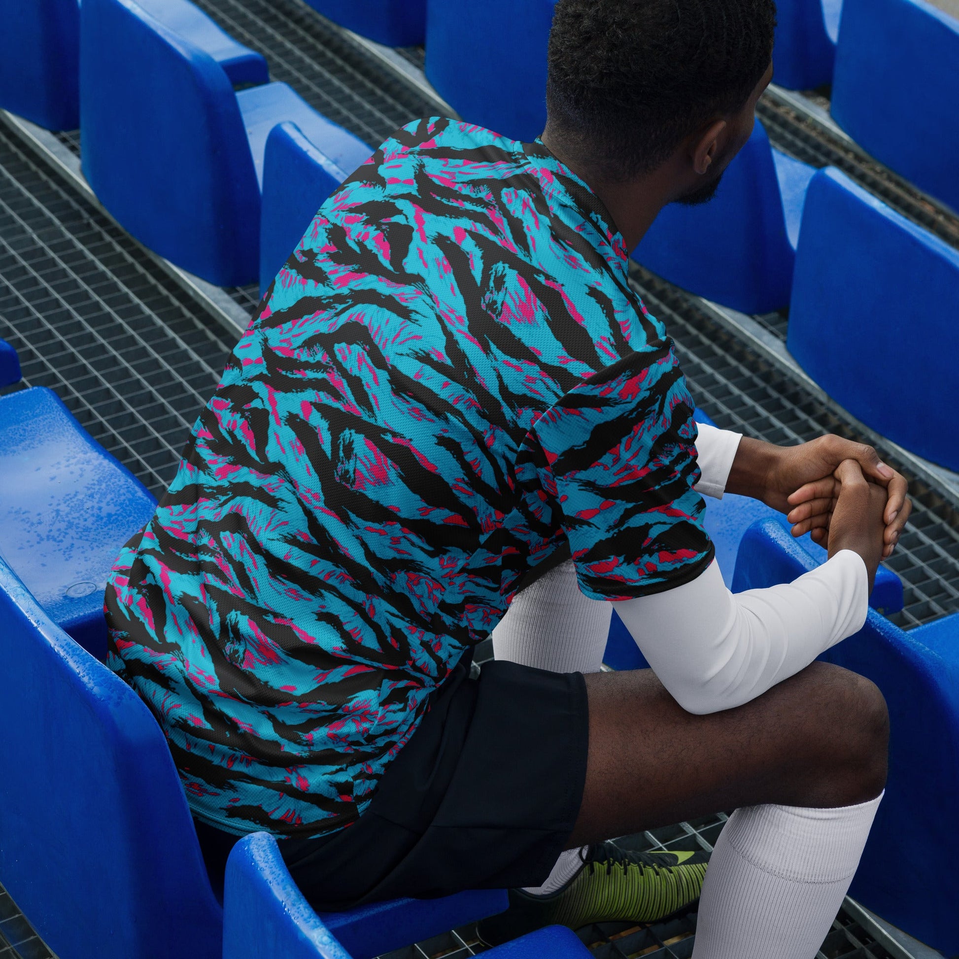 American Miami Vice Tiger Stripe CAMO Unisex Sports Jersey