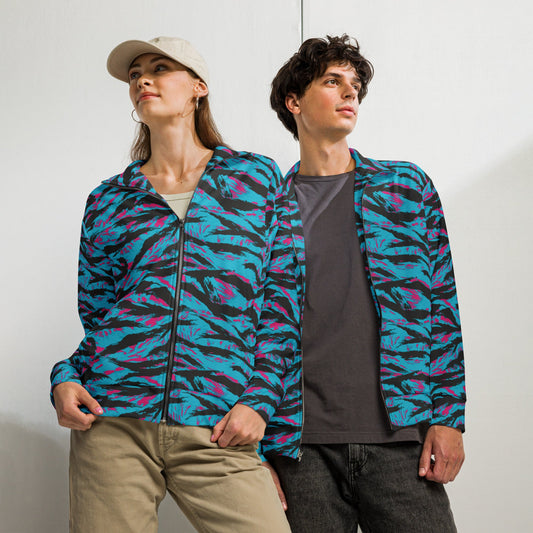 American Miami Vice Tiger Stripe CAMO Unisex Track Jacket - 2XS