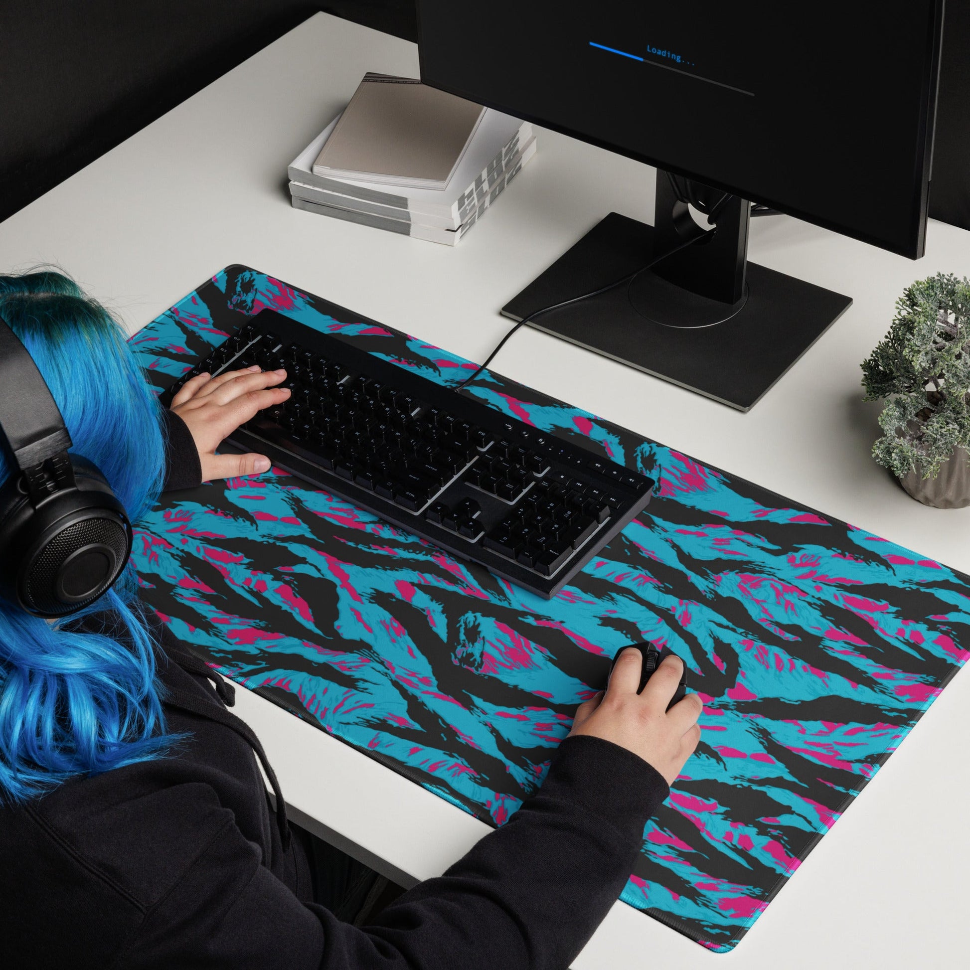 American Miami Vice Tiger Stripe CAMO Universal Large Desk Pad