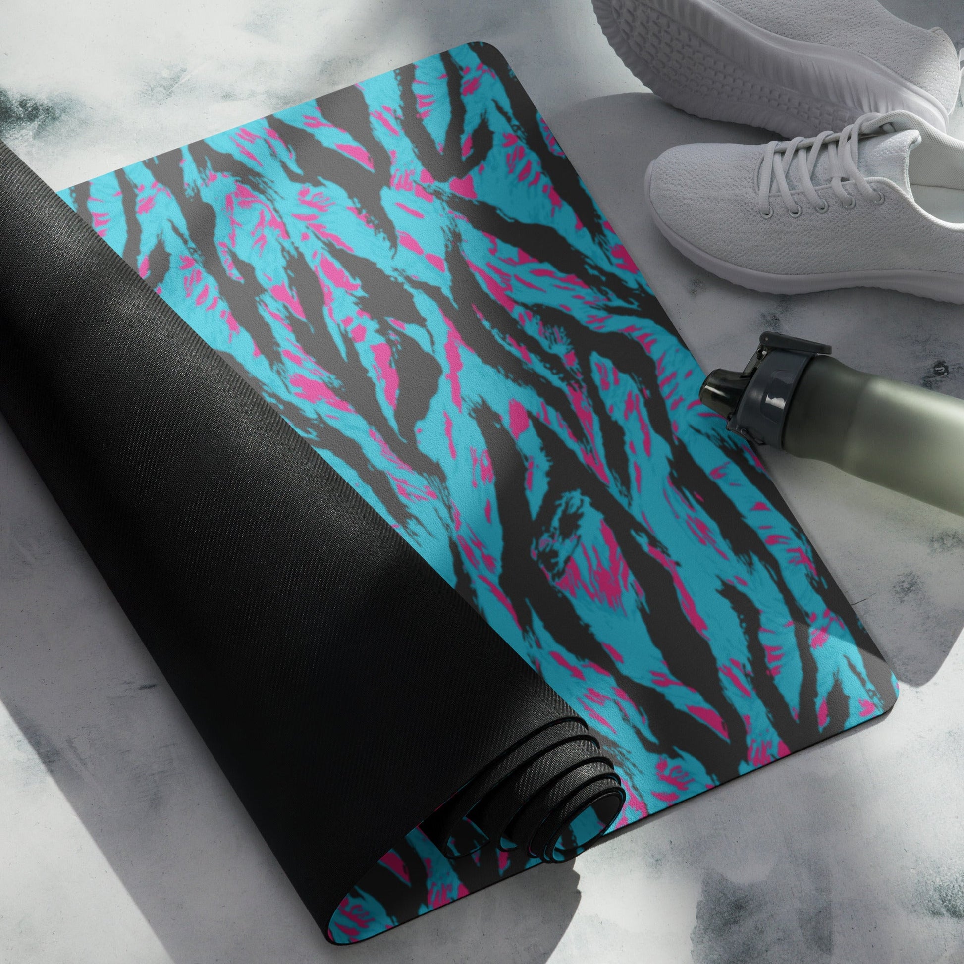 American Miami Vice Tiger Stripe CAMO Yoga Mat