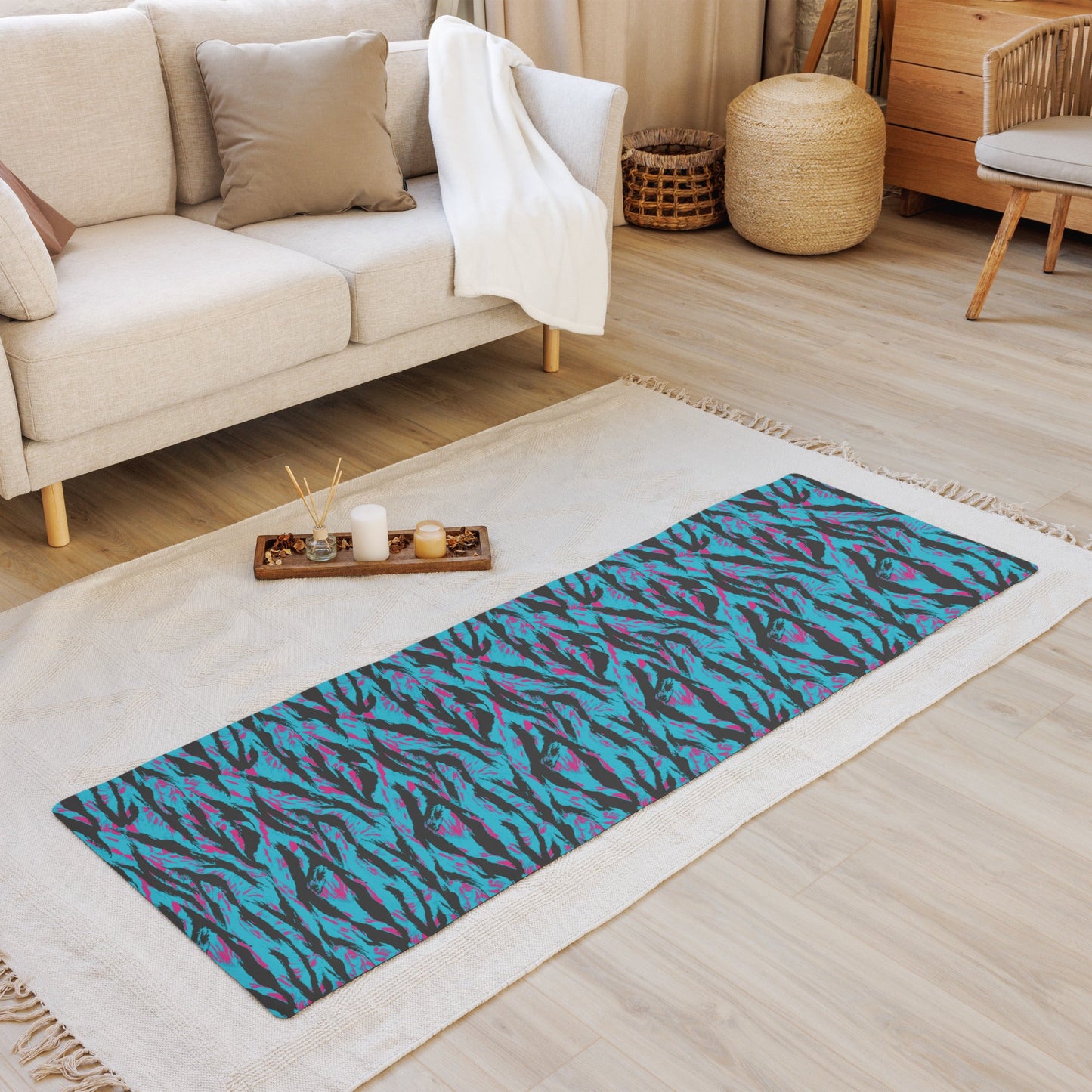 American Miami Vice Tiger Stripe CAMO Yoga Mat