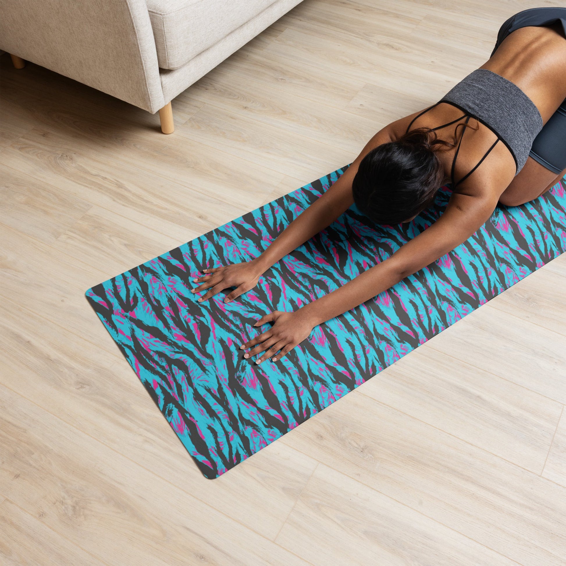 American Miami Vice Tiger Stripe CAMO Yoga Mat