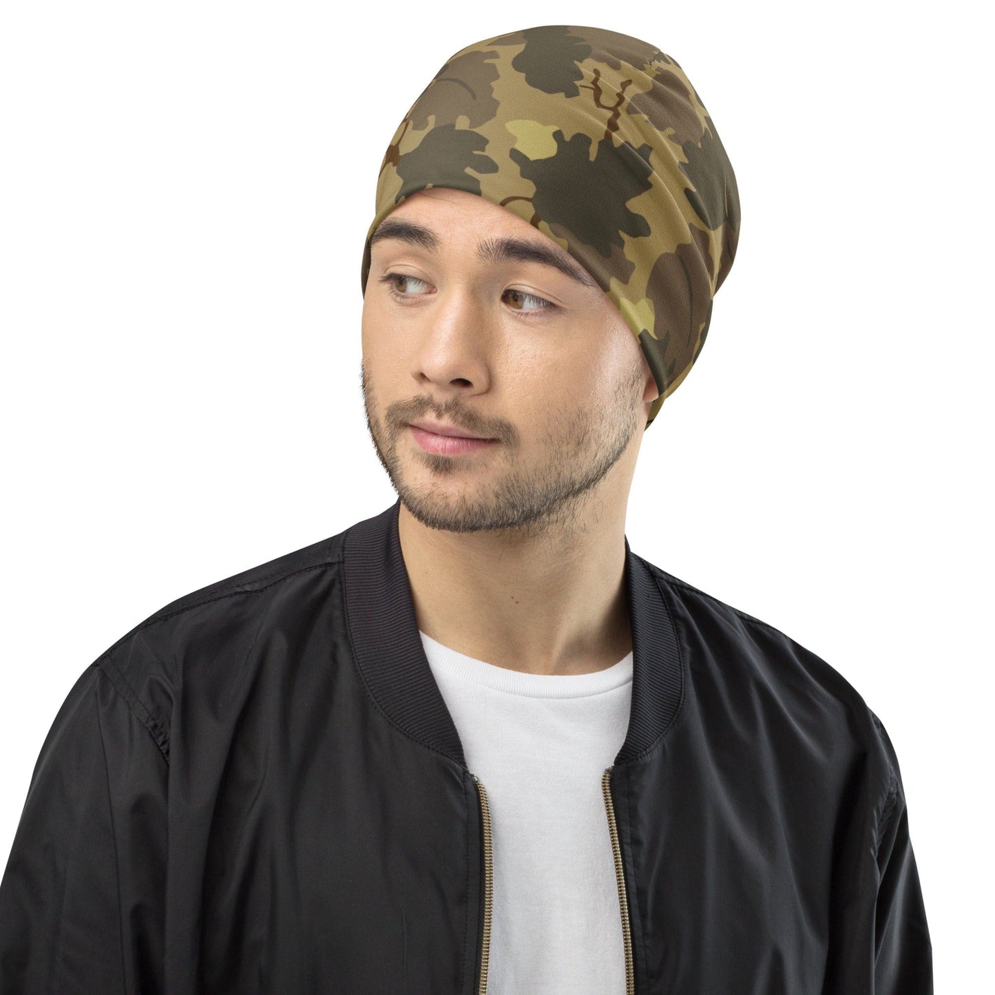 American Mitchell Wine Leaf Brown CAMO Beanie