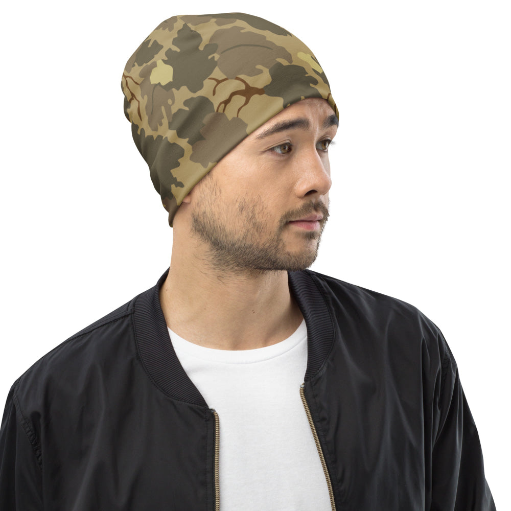 American Mitchell Wine Leaf Brown CAMO Beanie